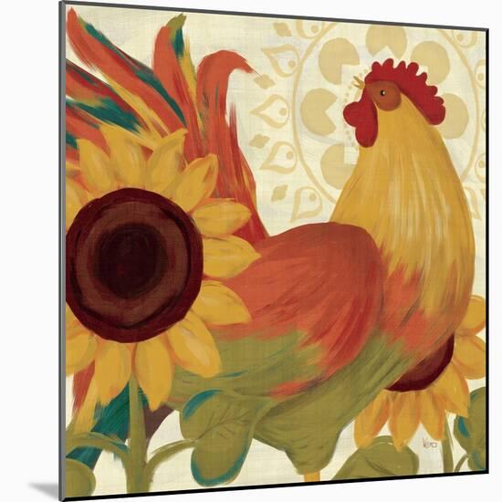 Spice Roosters II-Veronique Charron-Mounted Art Print