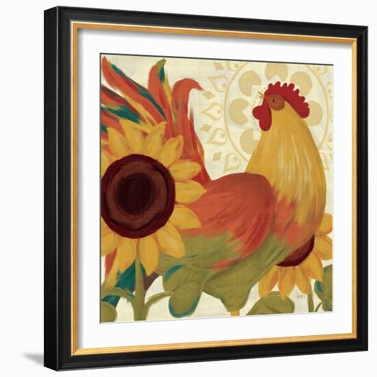 Spice Roosters II-Veronique Charron-Framed Art Print