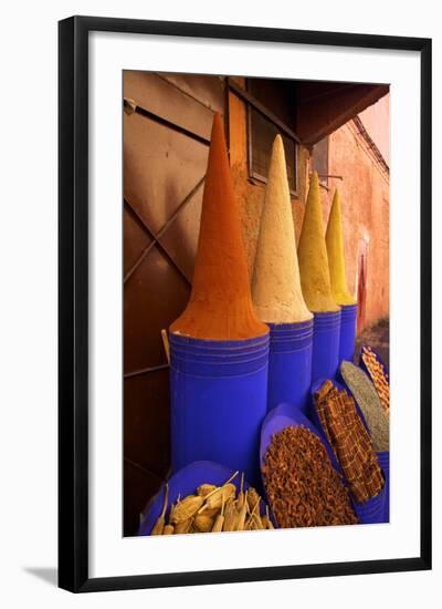 Spice Shop, Marrakech, Morocco, North Africa, Africa-Neil Farrin-Framed Photographic Print