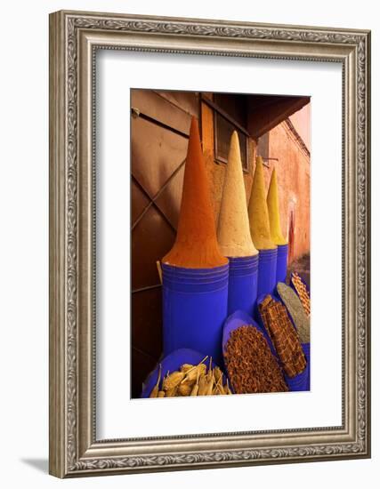 Spice Shop, Marrakech, Morocco, North Africa, Africa-Neil Farrin-Framed Photographic Print