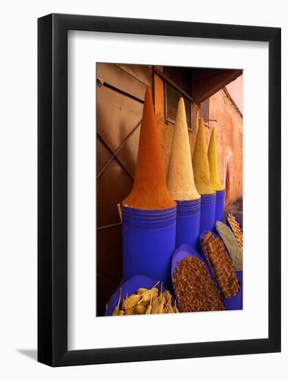 Spice Shop, Marrakech, Morocco, North Africa, Africa-Neil Farrin-Framed Photographic Print