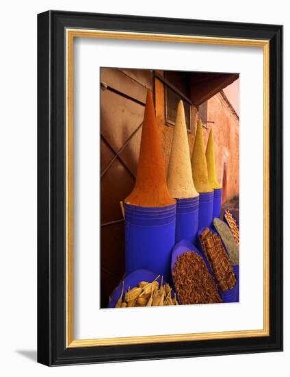 Spice Shop, Marrakech, Morocco, North Africa, Africa-Neil Farrin-Framed Photographic Print