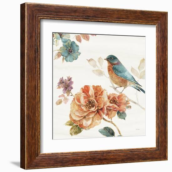 Spiced Nature III Soft White-Lisa Audit-Framed Art Print