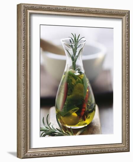 Spiced Oil with Rosemary and Chillies-Eising Studio - Food Photo and Video-Framed Photographic Print