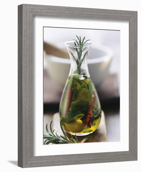 Spiced Oil with Rosemary and Chillies-Eising Studio - Food Photo and Video-Framed Photographic Print