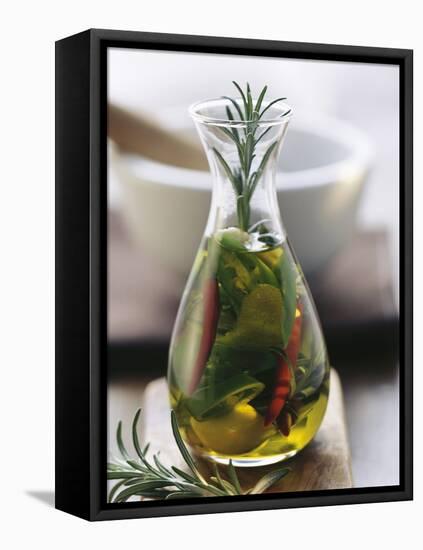 Spiced Oil with Rosemary and Chillies-Eising Studio - Food Photo and Video-Framed Premier Image Canvas