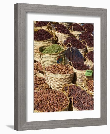 Spices and Dates for Sale in the Market or Souk of Aswan, Egypt, North Africa, Africa-Tuul-Framed Photographic Print