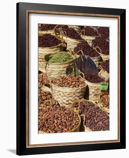 Spices and Dates for Sale in the Market or Souk of Aswan, Egypt, North Africa, Africa-Tuul-Framed Photographic Print