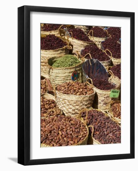 Spices and Dates for Sale in the Market or Souk of Aswan, Egypt, North Africa, Africa-Tuul-Framed Photographic Print