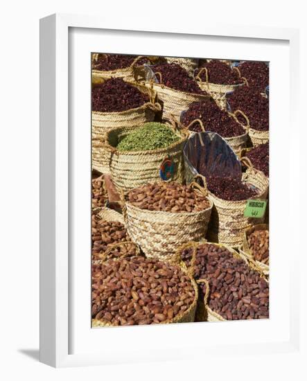 Spices and Dates for Sale in the Market or Souk of Aswan, Egypt, North Africa, Africa-Tuul-Framed Photographic Print