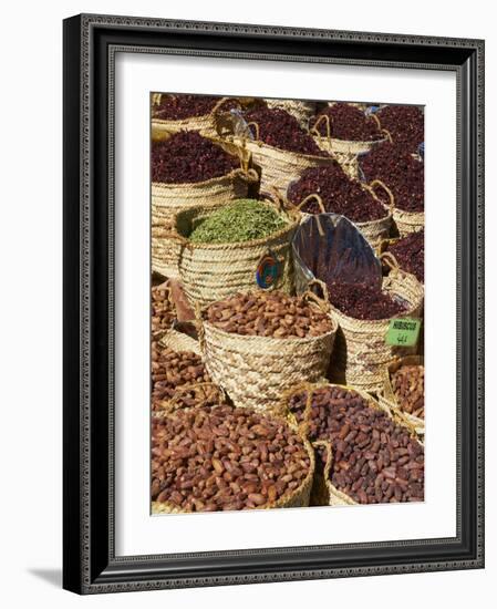 Spices and Dates for Sale in the Market or Souk of Aswan, Egypt, North Africa, Africa-Tuul-Framed Photographic Print