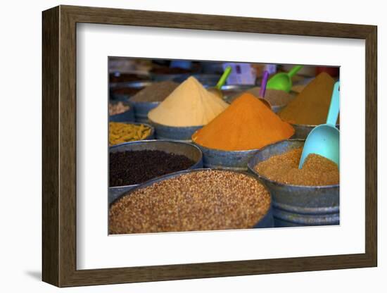 Spices, Fez, Morocco, North Africa, Africa-Neil Farrin-Framed Photographic Print