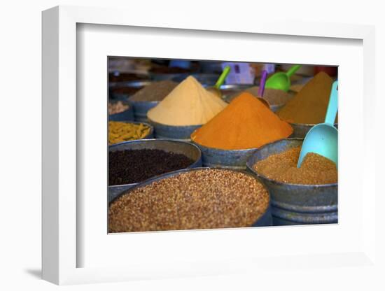 Spices, Fez, Morocco, North Africa, Africa-Neil Farrin-Framed Photographic Print