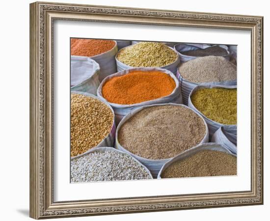 Spices For Sale, Addis Ababa, Ethiopia, Africa-Michael Runkel-Framed Photographic Print