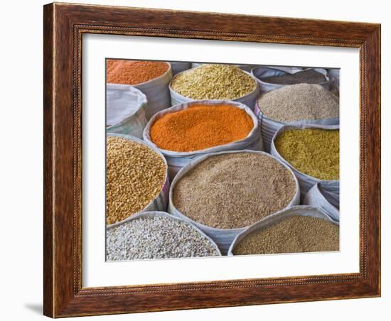 Spices For Sale, Addis Ababa, Ethiopia, Africa-Michael Runkel-Framed Photographic Print