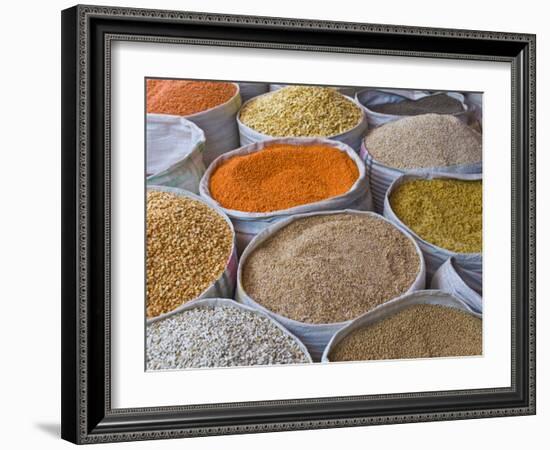 Spices For Sale, Addis Ababa, Ethiopia, Africa-Michael Runkel-Framed Photographic Print