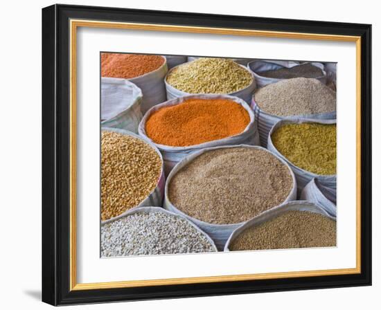 Spices For Sale, Addis Ababa, Ethiopia, Africa-Michael Runkel-Framed Photographic Print