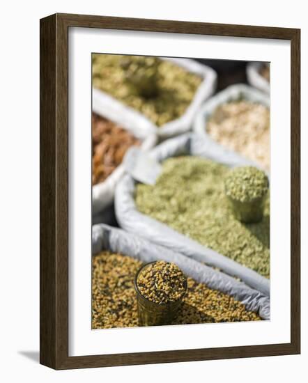 Spices for Sale, Market, Darjeeling, West Bengal, India-Jane Sweeney-Framed Photographic Print