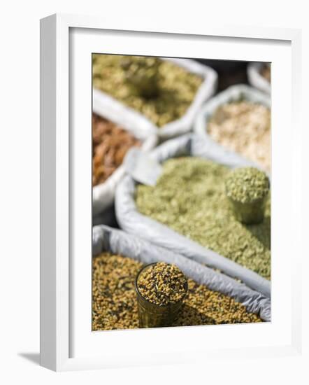 Spices for Sale, Market, Darjeeling, West Bengal, India-Jane Sweeney-Framed Photographic Print