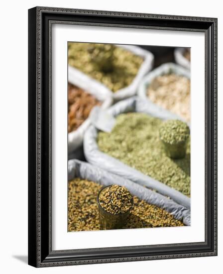 Spices for Sale, Market, Darjeeling, West Bengal, India-Jane Sweeney-Framed Photographic Print