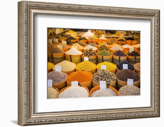 Spices in the Bazaar of Sulaymaniyah. Kurdistan, Iraq-Michael Runkel-Framed Photographic Print