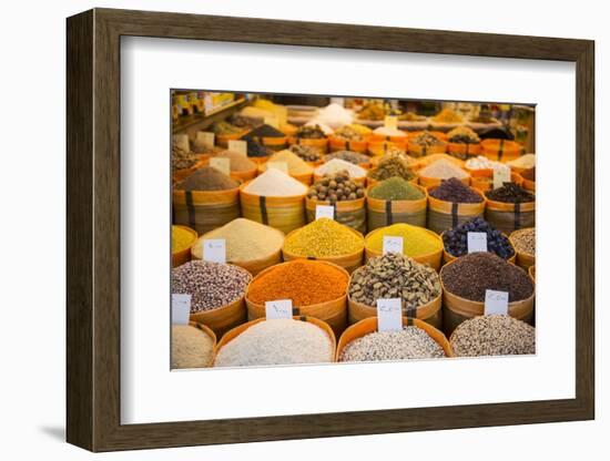 Spices in the Bazaar of Sulaymaniyah. Kurdistan, Iraq-Michael Runkel-Framed Photographic Print