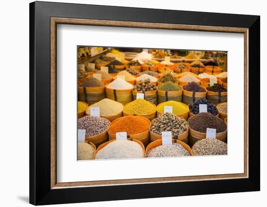 Spices in the Bazaar of Sulaymaniyah. Kurdistan, Iraq-Michael Runkel-Framed Photographic Print