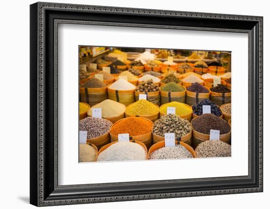 Spices in the Bazaar of Sulaymaniyah. Kurdistan, Iraq-Michael Runkel-Framed Photographic Print