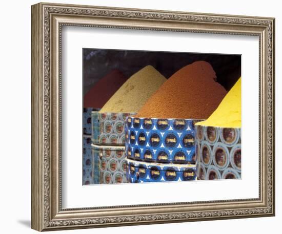 Spices in the Market, Morocco-Merrill Images-Framed Photographic Print