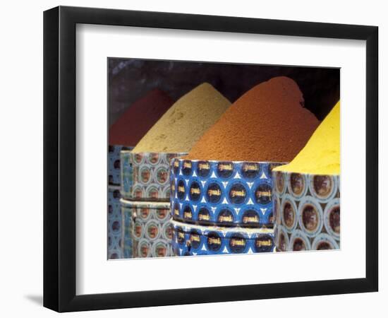 Spices in the Market, Morocco-Merrill Images-Framed Photographic Print