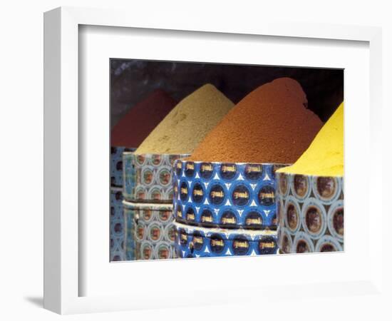 Spices in the Market, Morocco-Merrill Images-Framed Photographic Print