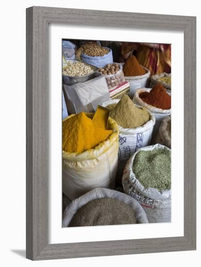 Spices, Jaipur, Rajasthan, India, Asia-Doug Pearson-Framed Premium Photographic Print