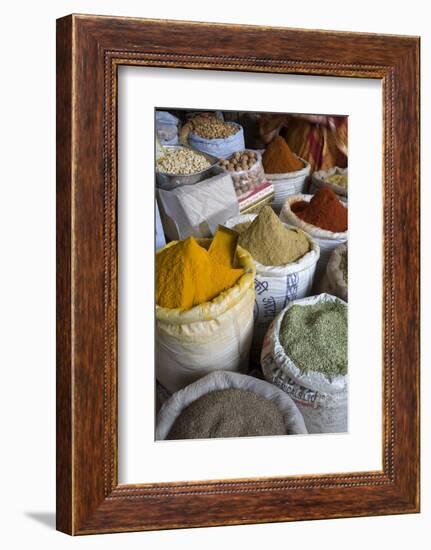 Spices, Jaipur, Rajasthan, India, Asia-Doug Pearson-Framed Photographic Print