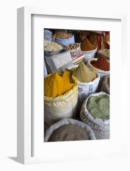 Spices, Jaipur, Rajasthan, India, Asia-Doug Pearson-Framed Photographic Print