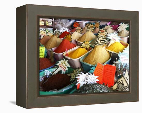 Spices on Stall in Market of Souk Jara, Gabes, Tunisia, North Africa, Africa-Dallas & John Heaton-Framed Premier Image Canvas