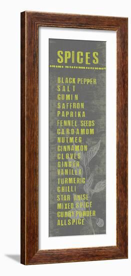 Spices-The Vintage Collection-Framed Giclee Print