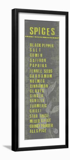 Spices-The Vintage Collection-Framed Giclee Print