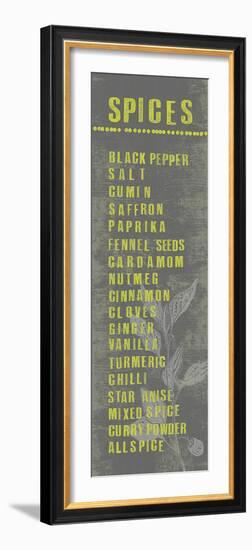 Spices-The Vintage Collection-Framed Giclee Print