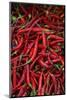 Spicy Hot Red Cayenne Chili Peppers-William Perry-Mounted Photographic Print