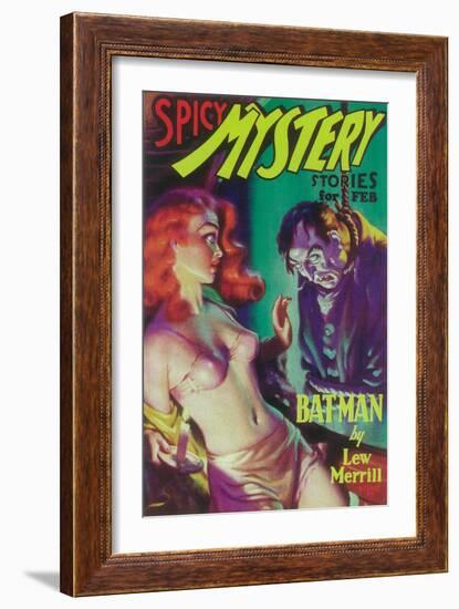 Spicy Mystery Stories-null-Framed Art Print