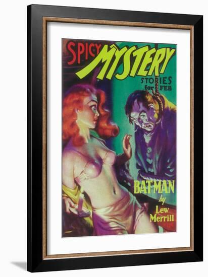 Spicy Mystery Stories-null-Framed Art Print