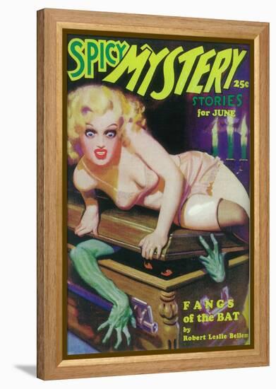 Spicy Mystery Stories-null-Framed Stretched Canvas