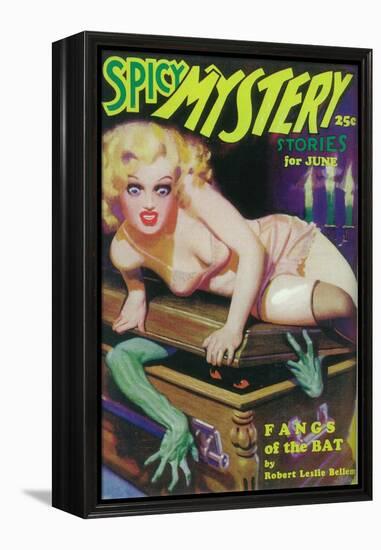 Spicy Mystery Stories-null-Framed Stretched Canvas