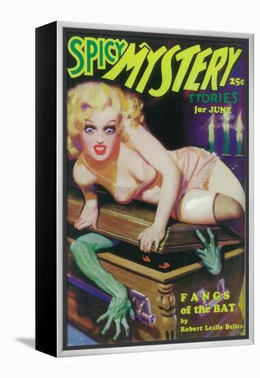 Spicy Mystery Stories-null-Framed Stretched Canvas