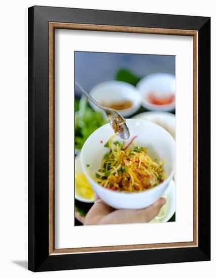 Spicy salad, Vietnamese food, Vietnam, Indochina, Southeast Asia, Asia-Alex Robinson-Framed Photographic Print