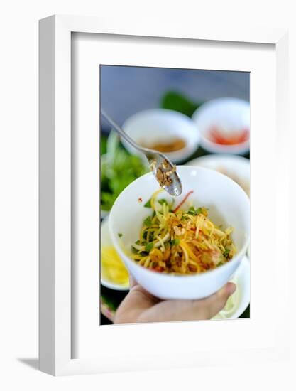Spicy salad, Vietnamese food, Vietnam, Indochina, Southeast Asia, Asia-Alex Robinson-Framed Photographic Print