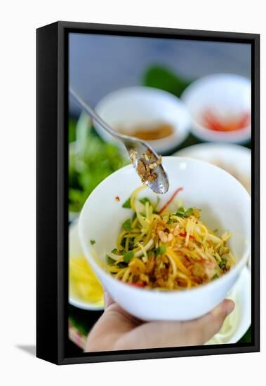 Spicy salad, Vietnamese food, Vietnam, Indochina, Southeast Asia, Asia-Alex Robinson-Framed Premier Image Canvas