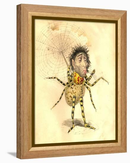 Spider 1873 'Missing Links' Parade Costume Design-Charles Briton-Framed Premier Image Canvas