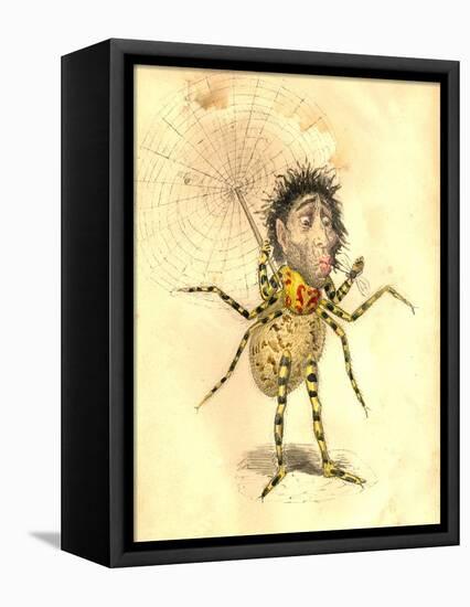 Spider 1873 'Missing Links' Parade Costume Design-Charles Briton-Framed Premier Image Canvas