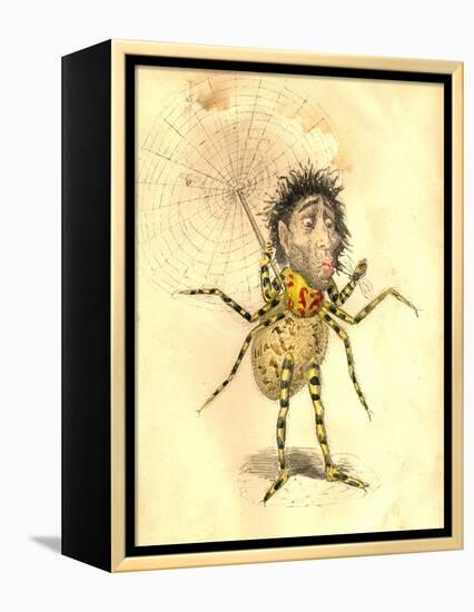 Spider 1873 'Missing Links' Parade Costume Design-Charles Briton-Framed Premier Image Canvas